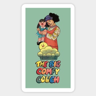 Loonette and Molly (The Big Comfy Couch) Magnet